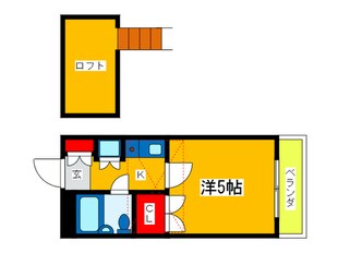 ジュネッタ８の物件間取画像